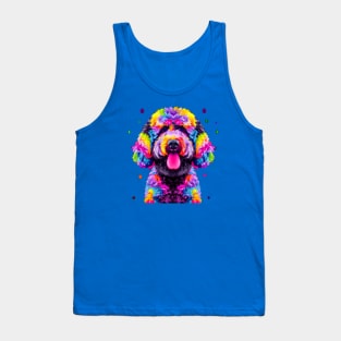 Portuguese Water Dog Colorful Artwork Tank Top